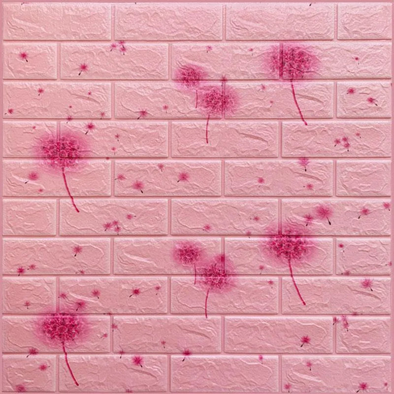 Wall Sticker Imitation Brick (35cmX30cm) 10pcs