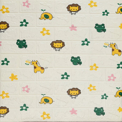 Wall Sticker Imitation Brick (35cmX30cm) 10pcs