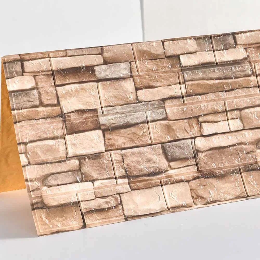 Wall Sticker Imitation Brick (35cmX30cm) 10pcs
