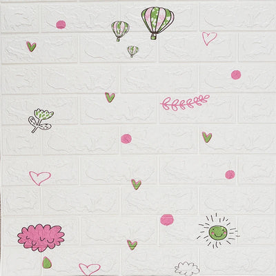 Wall Sticker Imitation Brick (35cmX30cm) 20pcs