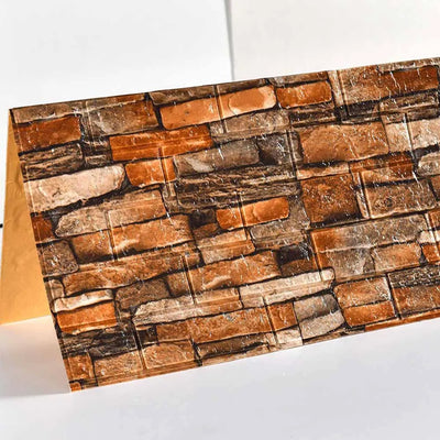 Wall Sticker Imitation Brick (35cmX30cm) 10pcs