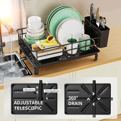 Dish draining rack