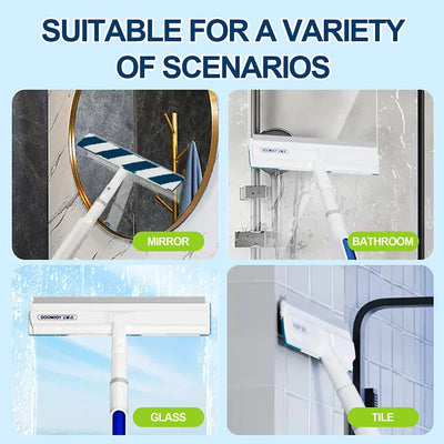 Window Squeegee with Spray Bottle