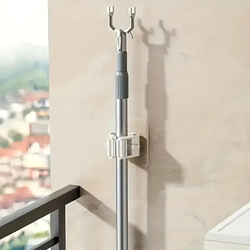 Holder Self-adhesive Broom Stand Wall Mounted