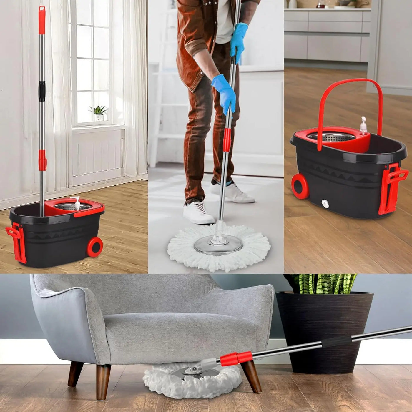 360° Spin Mop Bucket Sets