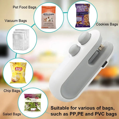 Mini Sealing Machine USB Rechargeable