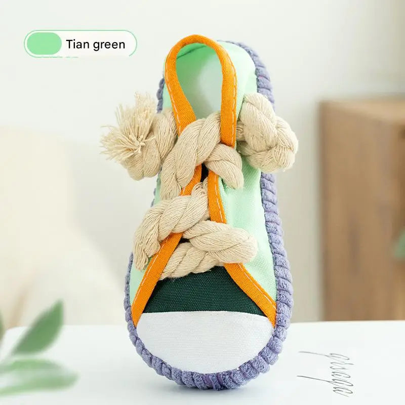 Slippers Shape Squeak Toy