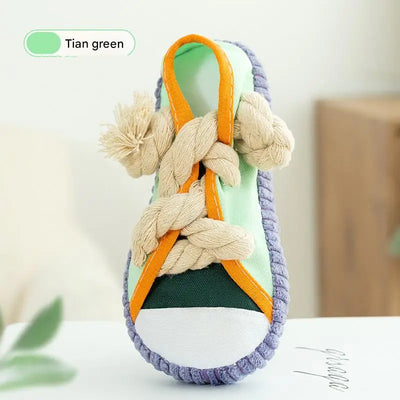 Slippers Shape Squeak Toy