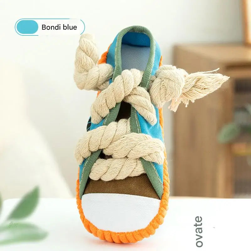 Slippers Shape Squeak Toy